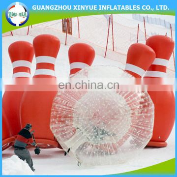 2017 hot sale inflatable human bowling ball