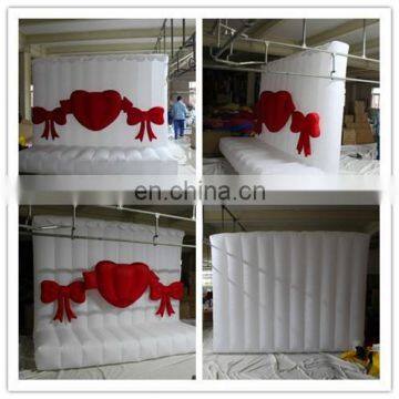 Best-sale party use air inflatable party booth wall