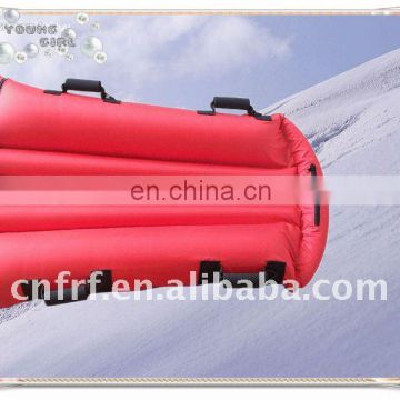 inflatable red snow slids