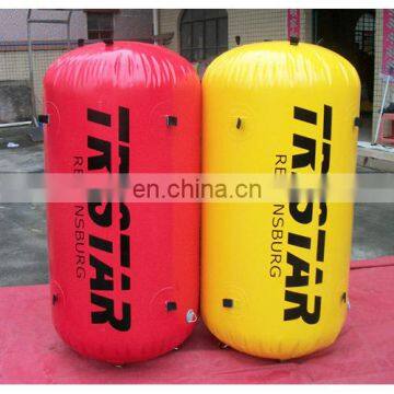 2015 new! cylindrical inflatable buoys for water events, water games buoy.