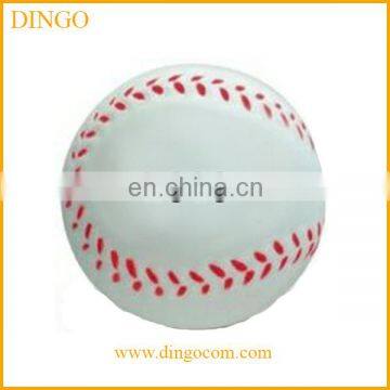 New design printed small stress ball with a baseball shape