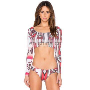 Wholesale Custom Printed Long Sleeve Compression Mma Rash Guard For Women