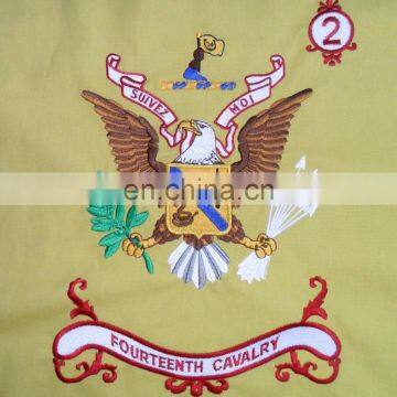 Home Decoration Fashion Custom Eagle Polyester Embroidery Flag photo-3