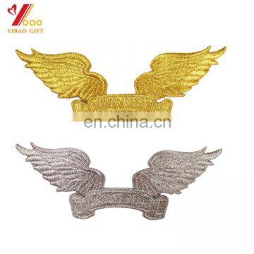 NEW YEAR Golden and Silver metallic thread iron on cloth fashion embroidery patch