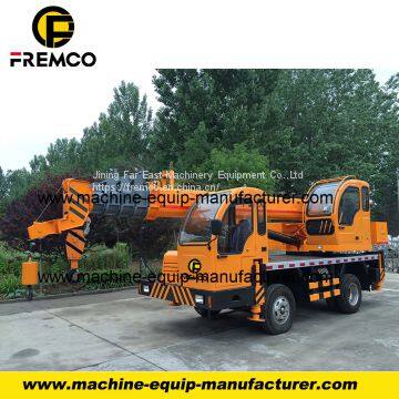 6 Ton Small Lorry Truck Crane,telescopic Boom Lorry Crane Homemade Chassis photo-5