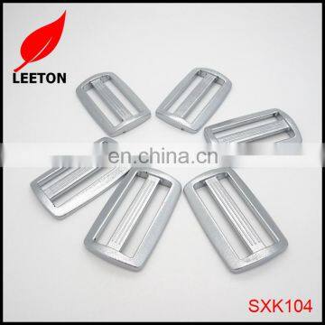 Factory supply 40mm silver Plastic tri-glide adjustable buckle