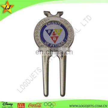 Promotional items custom stainless steel golf divot repair tool golf accessories