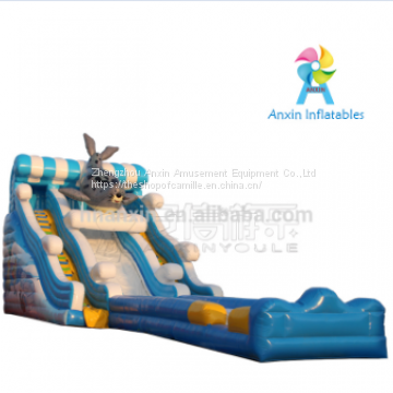 Inflatable commercial water park products Water Slides, seal sea dog type inflatable slide