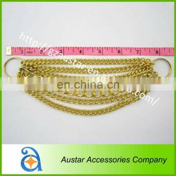 2014 metal gold chain accessory for bikini swimwear