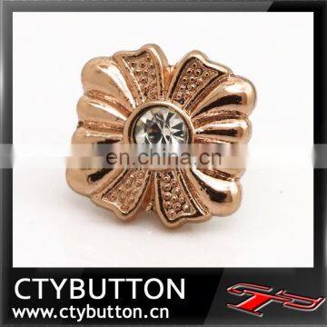 CTY-RB13(b) rhinestone buttons for jeans in china factory