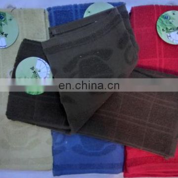 high quality kitchen towel with jacquard coffee cups