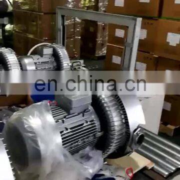 Regenerative ring blower effluent treatment side channel air blower