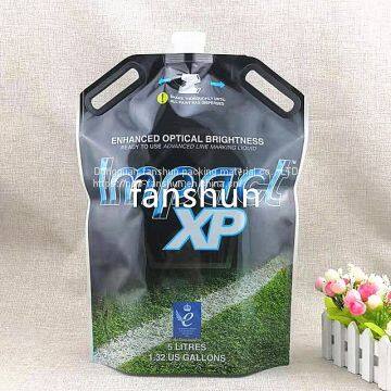 10 l large capacity nozzle bag standing bag/water packaging transparent folding liquid bag beer bag liquid universal bag