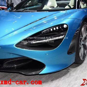 Сухой углеродный передний бампер с воздухозаборником для McLaren 720S