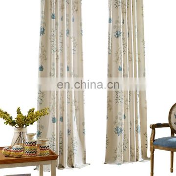 Wholesale home decor ready made curtains for the living room printed