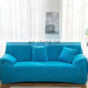 Soft High Stretch Solid Sofa Slipcover Machine Washable Spandex Sofa Covers photo-3