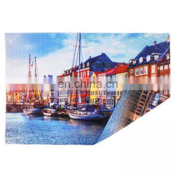 Low MOQ Custom Fluffy 3D Digital Print Sublimation Print Blanket Flannel Fleece Throw With Better Color Permeability photo-3