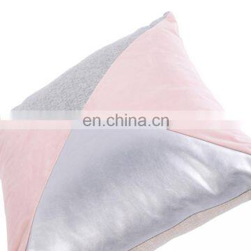 Patchwork Soft Geometric Print Decorative Square Throw Pillow Cushion Cover for Sofa photo-7