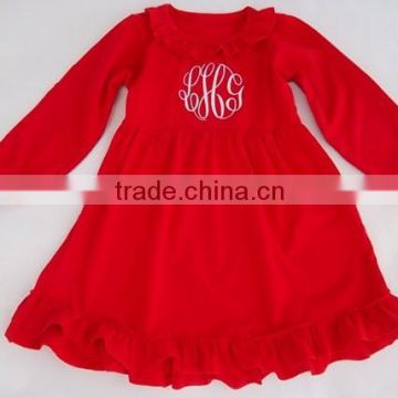 2015 autumn cotton long sleeve loose flutter tops child clothes