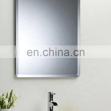 Frameless Oval Bathroom Large Silver Mirror Sheet Glass