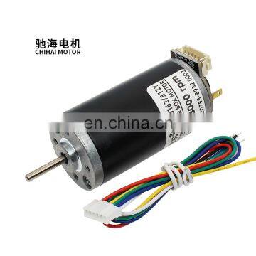 chihai motor CHR-3162 ABHL DC Hall encoder motor High torque high power Tool type carbon brush tubular motor for smart car