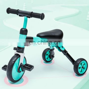 kids foldable tricycle plastic and metal kids tricycle