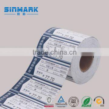 SINMARK custom design shelf price label/ shelf tags/barcode label