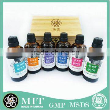 Top quality orchid essential oil of body massage oil gift set