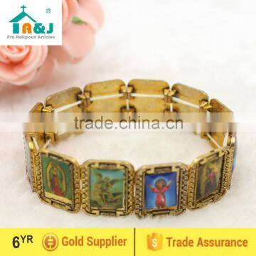 Catholic saint medals bracelet