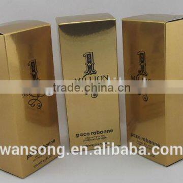 OEM paper cosmetic box gift box UV printing with high quality