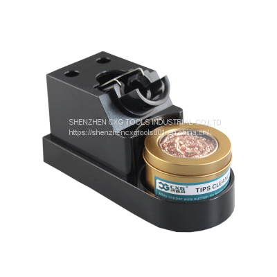 CXG Stand for Soldering Iron With Tip Cleaner Brass Wire and Sponge Soldering Stand Soldering Bracket L009