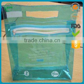 Zip lock document bag/plastic document pvc bag