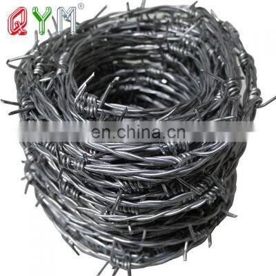 400m Roll Galvanized Double Strands Security Barbed Wire photo-3