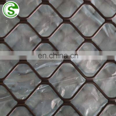 Bronze color 5,80 x 1,00 mtr amplimesh door Diamond Grille Screens