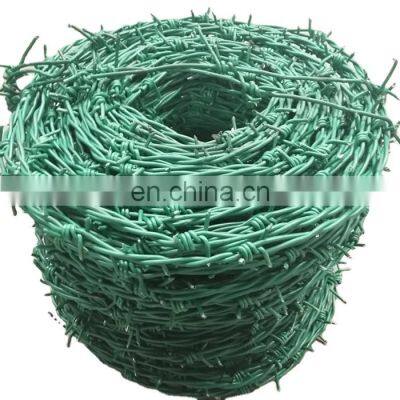 Cross Razor PVC Coated Barbed Wire Baebed Wire Galvanized Wire Fence