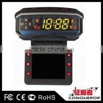driver recorder hd car dvr camera GPS-565H Three In One From Conqueror