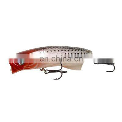 Topwater Popper Lures 12g 8cm Lifelike Hard Bait Fishing Lures for Sea Fishing Freshwater Fishing photo-4