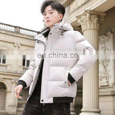 New Year Christmas Xmas Sale Men's Cotton-padded Jacket Plus Size Big and Tall Winter Puffer Jacket Men's Bread Bubble Coat photo-3