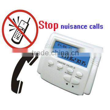 caller id display nuisance phone call blocker