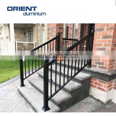 stairs handrail aluminium handrails for Canada and USA  alibaba metal railing