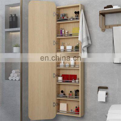 Direct factory long frame full body wall mirror decorative dressing mirror with cabinet for living room