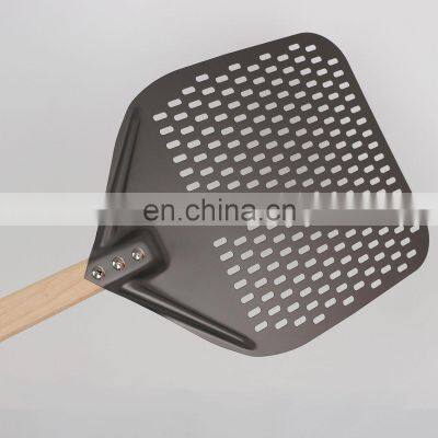 Favourable Price 14 Inch Long Handle Premium Detachable Metal Perforated Pizza Peel photo-5