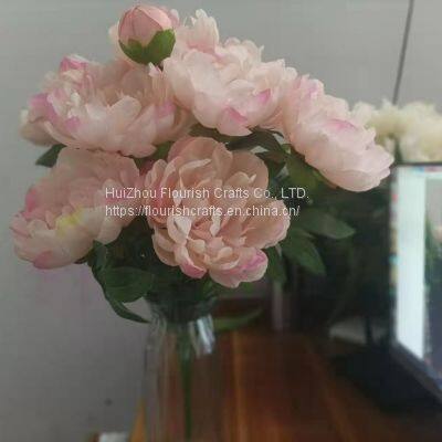 China aritificial peony artificial flower bouquet customization