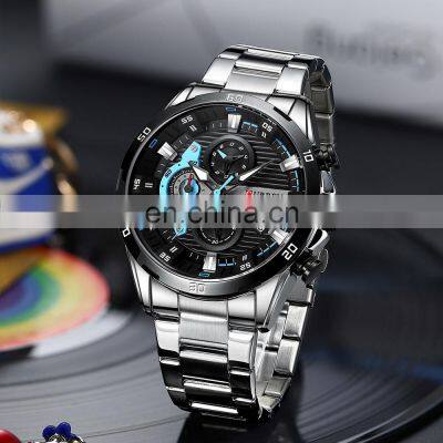 CURREN 8402 Men Quartz Watches New Model Fashion Luxury Brand Stainless Steel Strap Men Wrist Watch photo-2