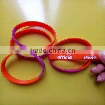 2014 custom logo silicone wristband with good quality