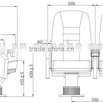 Single Base Theater Cinema Movie Chair HJ95C photo-2