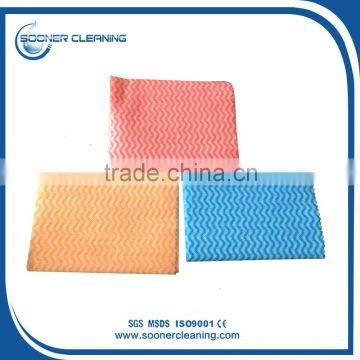 [soonerclean] Nonwoven Wave Line Printed Polyester Fabric for House Cleaning photo-4