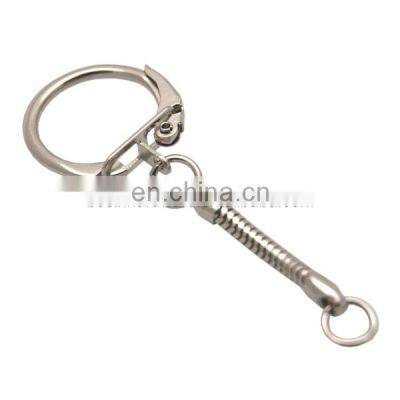 Fashion High Quality Metal Nickel Plated Lever Latch Snake Key Chain