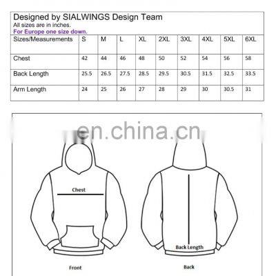 Sialwings Blank Pullover Hoodie for Men Print Your Logo Cheap Price Pullover Hoodies