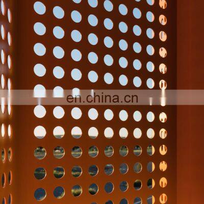 Decorative Curtain Wall Aluminum Perforated metal Sheet